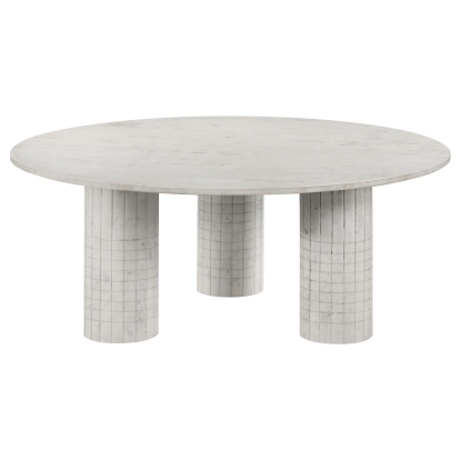 Coaster Astoria Contemporary White Coffee Table Model 709668
