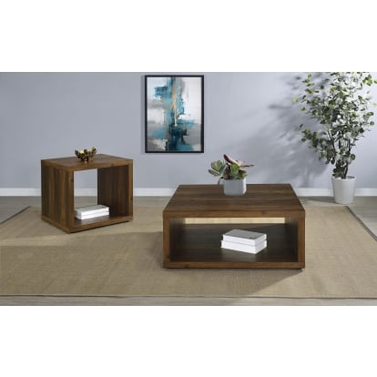 Coaster Frisco Farmhouse Dark Pine Coffee Table Model 710508-S2