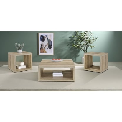 Coaster Frisco Farmhouse Distressed Pine Coffee Table Model 710518-S3