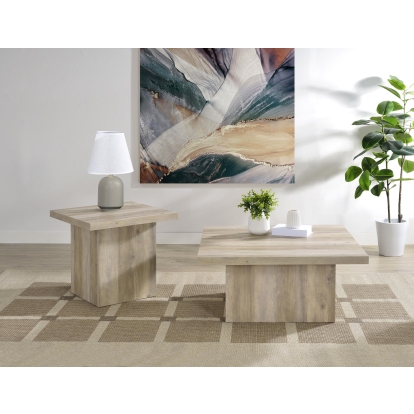 Coaster Devar Transitional Distressed Pine Coffee Table Model 710878-S2
