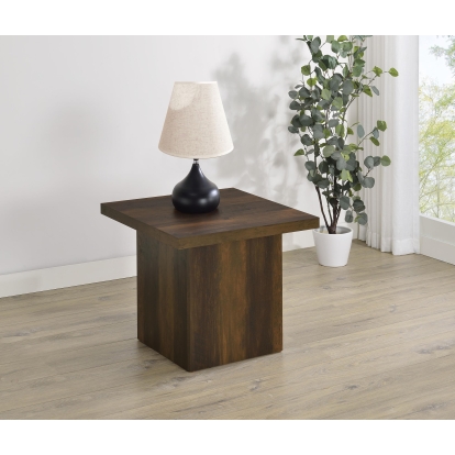 Coaster Devar Transitional Dark Pine End Table Model 710887