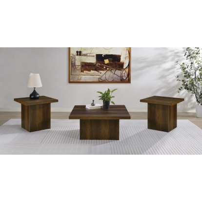Coaster Devar Transitional Dark Pine Coffee Table Model 710888-S3