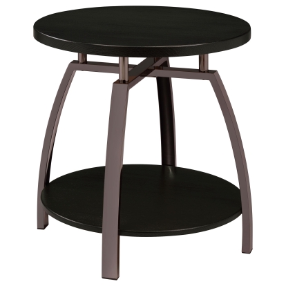 Coaster Dacre Contemporary Dark Charcoal End Table Model 722207