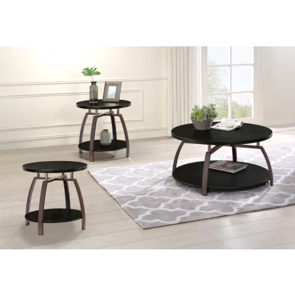 Coaster Dacre Contemporary Dark Charcoal Coffee Table Model 722208-S3