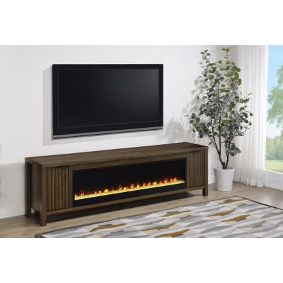 Coaster Carey Mid-Century Modern Dark Pine Tv Stand Model 722823