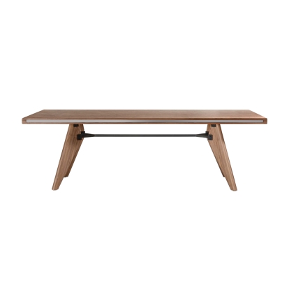 Modrest Kennedy Mid-Century Walnut Dining Table Walnut Dining Table 72340 VGBB1403T-WAL
