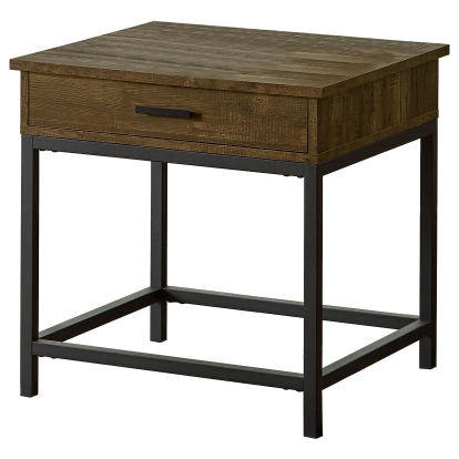 Coaster Byers Rustic Brown Oak End Table Model 723777