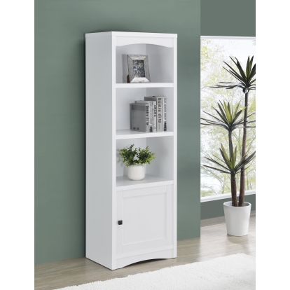 Coaster Laughlin Transitional White Entertainment Center - Overall Model 724113-Set