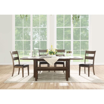 ACME Nabirye Dark Oak Dining Table Model 73160