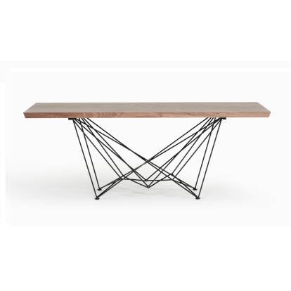 Modrest Naomi Modern Walnut Dining Table Walnut Dining Table 73219 VGEWF2203AA