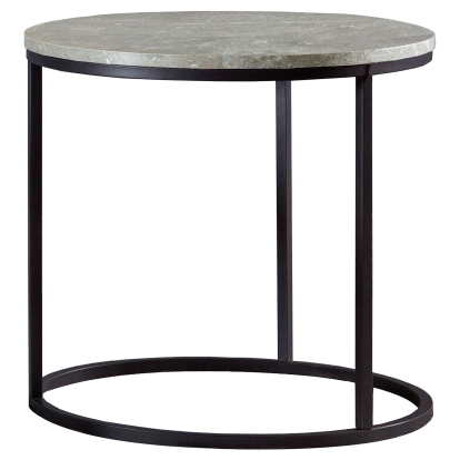 Coaster Lainey Contemporary Grey Faux Marble End Table Model 736027