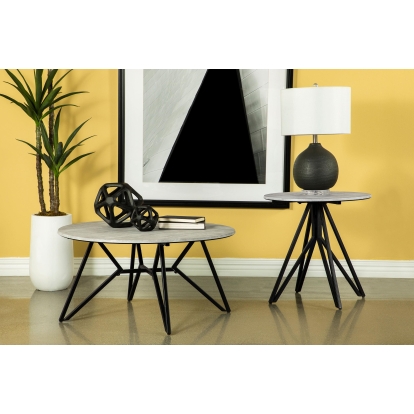 Coaster Hadi Rustic Cement Coffee Table Model 736178-S2