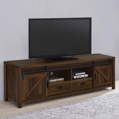 Coaster Madra Farmhouse Dark Pine 79" Tv Stand Model 736273