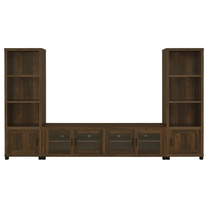 Coaster Sachin Transitional Dark Pine Entertainment Center - Overall Model 736293-Set