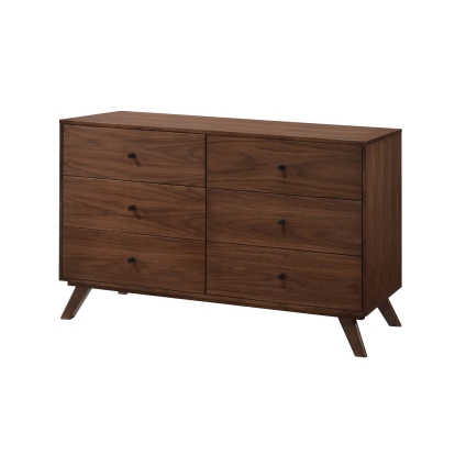 Modrest Addison Mid-Century Modern Walnut Dresser Walnut Dresser 73646A VGMABR-38-DRS