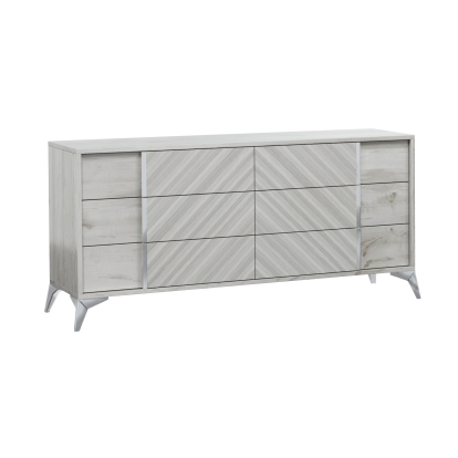 Nova Domus Alexa Italian Modern Grey Dresser Grey Dresser 73702 VGACALEXA-DRS