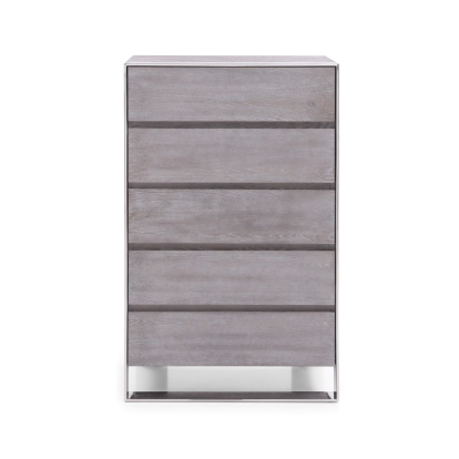 Modrest Arlene Modern Grey Elm Chest Grey Chest 73956 VGVCJ006-5H