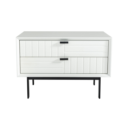 Nova Domus Valencia Contemporary White Nightstand White Nightstand 74773 VGMABR-76-NS
