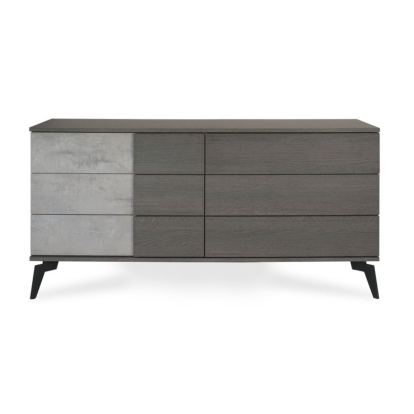 Nova Domus Palermo Italian Modern Faux Concrete & Grey Dresser Grey Dresser 74781 VGACPALERMO-DRS