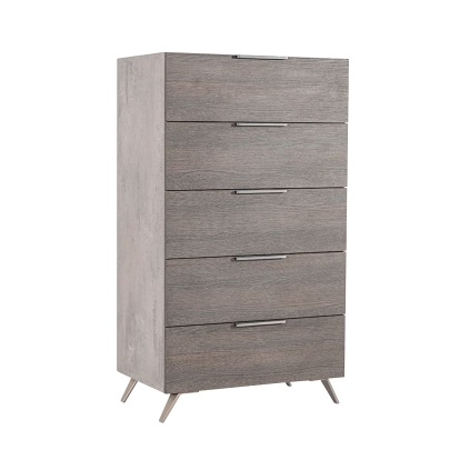 Nova Domus Bronx Italian Modern Faux Concrete & Grey Chest Grey Chest 75456 VGACBRONX-CHEST