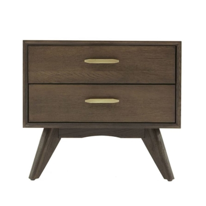 Modrest Novak Modern Dark Oak Nightstand Oak Nightstand 75483 VGLBNANT-NS60