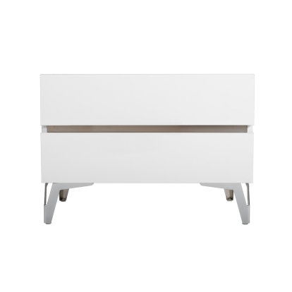 Nova Domus Angela Italian Modern White Nightstand White Nightstand 75994 VGACANGELA-NS