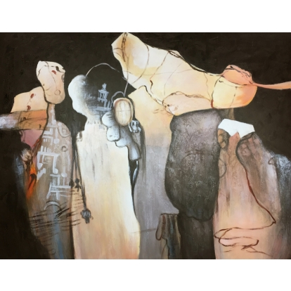 Modrest ADD3228 Abstract Oil Painting Multi-Toned Painting 76092 VGSHD-ADD3228