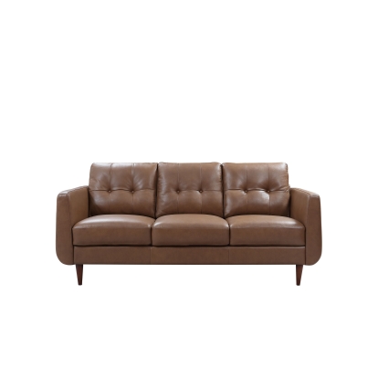 Divani Casa Lyman Modern Brown Sofa Brown Sofa 76125 VGEV6412A-S