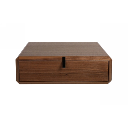 Modrest Maceo Modern Nightstand Drawer Box Walnut Nightstand 76253 VGBB-DW150-WAL