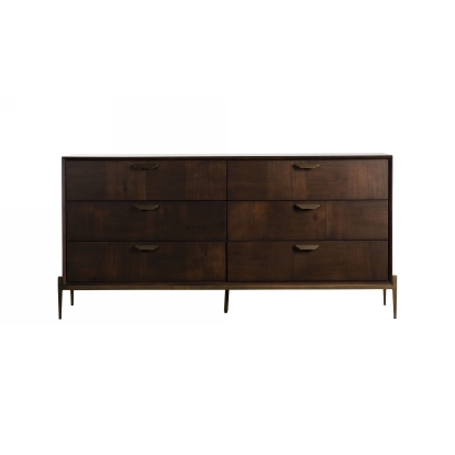 Modrest Shane Modern Acacia & Brass Dresser Brown Dresser 76274 VGNX-MEMPHIS-20180