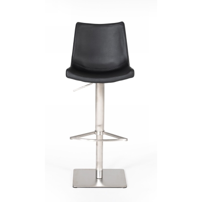 Modrest Aaron Modern Black Eco-Leather Bar Stool Black Bar Stool 76280 VGHR5357-GB
