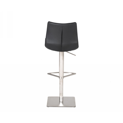 Modrest Aaron Modern Black Eco-Leather Bar Stool Black Bar Stool 76280 VGHR5357-GB
