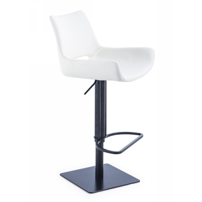 Modrest Niles Modern White Bar Stool  White Bar Stool 76285 VGHR5364GB