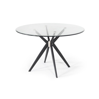 Modrest Dallas Modern Black Dining Table Black Dining Table 76293 VGHR7038-BLK