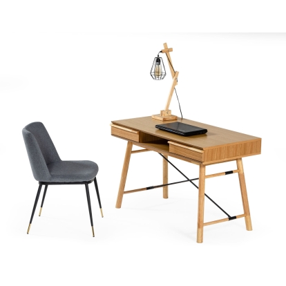 Modrest Casey Modern Oak Office Desk Oak Office Desk 76303 VGMA-BH-589