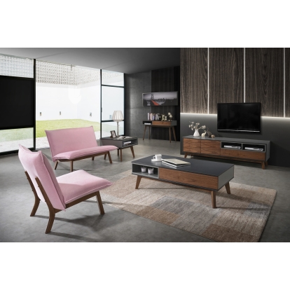 Modrest Gardner Modern Pink Accent Chair Other Lounge Chair 76304 VGMA-MI-734-1