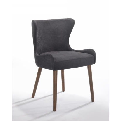 Modrest Jacob Modern Black Dining Chair (Set of 2) Black Dining Chair 76306Z VGMA-MI-708-CH