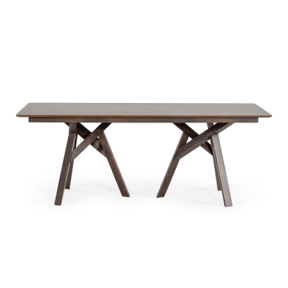 Modrest Grover Modern Dark Wenge Dining Table Wenge Dining Table 76314 VGMA-MIT-5222