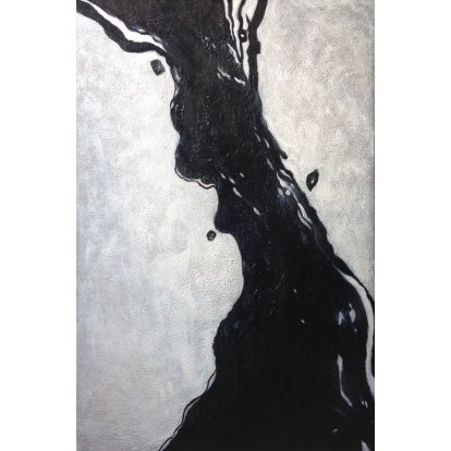 Modrest VIG19005 Abstract Oil Painting Black Painting 76401 VGSHD-VIG19005