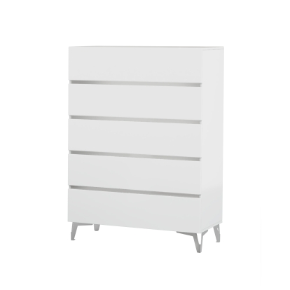 Nova Domus Angela Italian Modern White Chest White Chest 76467 VGACANGELA-CHEST
