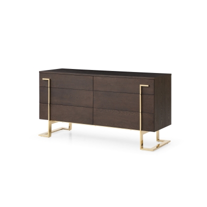 Modrest Moontide Modern Dresser Dark Brown Dresser 76721 VGVCMF-J1922-D