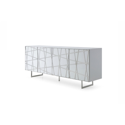 Modrest Kilson Modern White Buffet White Buffet 76726 VGVCG1819-WHT