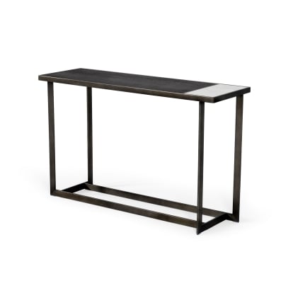 LA Furniture Fargo Modern Ceramic & Grey Walnut Console Table VGHB320D Contemporary Style by Vig Furnitrue Number 76932 Catch Home Goods