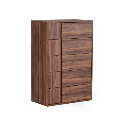 Nova Domus Asus Italian Modern Walnut Chest Walnut Chest 77010 VGACASUS-CHEST-WAL