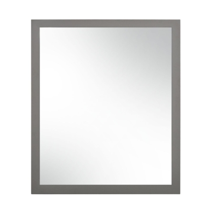 Nova Domus Lucia Italian Modern Elm and Matte Grey Mirror Grey Mirror 77316 VGACLUCIA-MIR-GRY