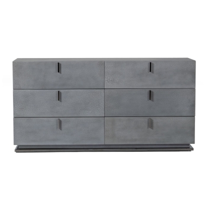 Modrest Buckley Modern Grey Crackle Dresser Grey Dresser 77429 VGVCJ2003-DRS