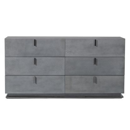 LA Furniture Buckley Modern Grey Crackle Dresser VGVCJ2003-DRS Contemporary Style by Vig Furnitrue Number 77429 Catch Home Goods
