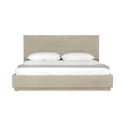 Modrest Samson Contemporary Grey and Silver Bed Grey Bed 77524|77523 VGLBHAMI-KB207-01