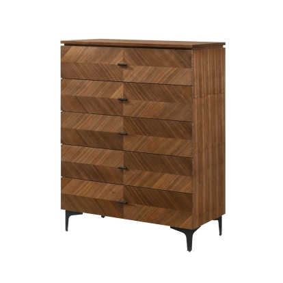 Modrest Paula Mid-Century Walnut Chest Walnut Chest 77567 VGMABR-103-CHST