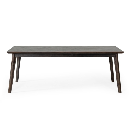 Modrest Roger Mid Century Acacia Dining Table Brown Dining Table 77671 VGWDSTHLDT210-BRN-DT